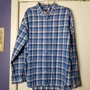 J. McLaughlin Plaid Button Down Shirt